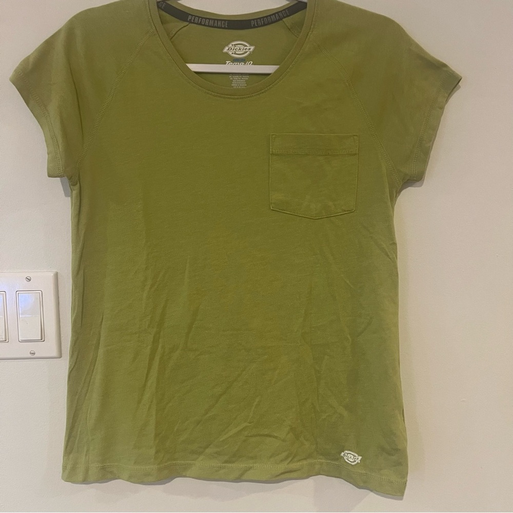 Dickies Lime Green Cooling Temp iQ Short Sleeve Shirt Women's Small S